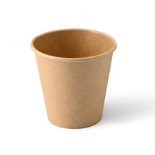 Pappbecher (beschichtet) 150 ml / 6 oz, Ø 80 mm, braun