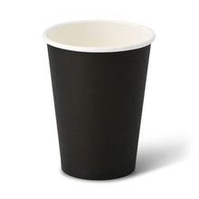 Pappbecher (beschichtet) 300 ml / 12 oz, Ø 90 mm, schwarz