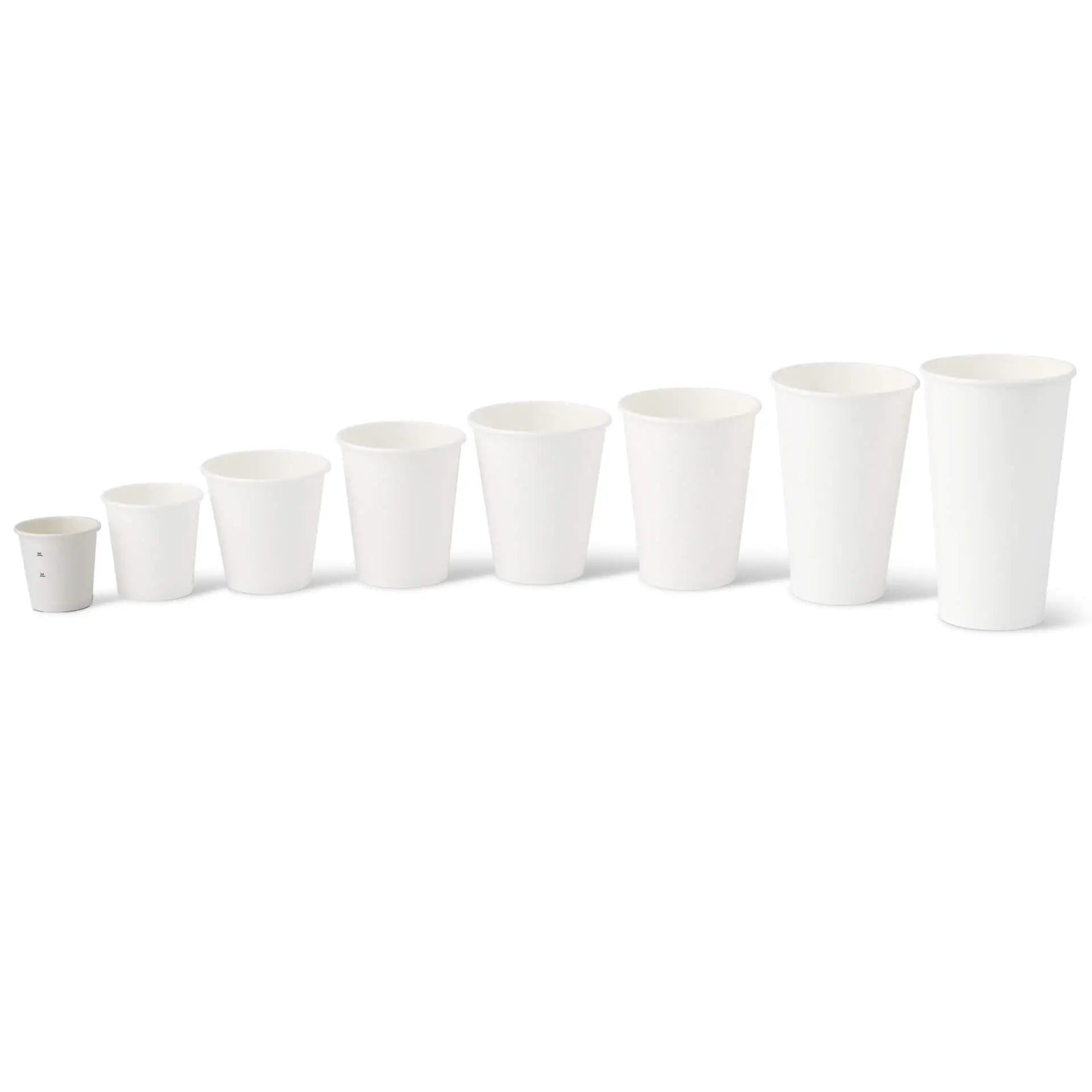 Pappbecher (beschichtet) 50 ml / 2 oz, Ø 50 mm, weiß