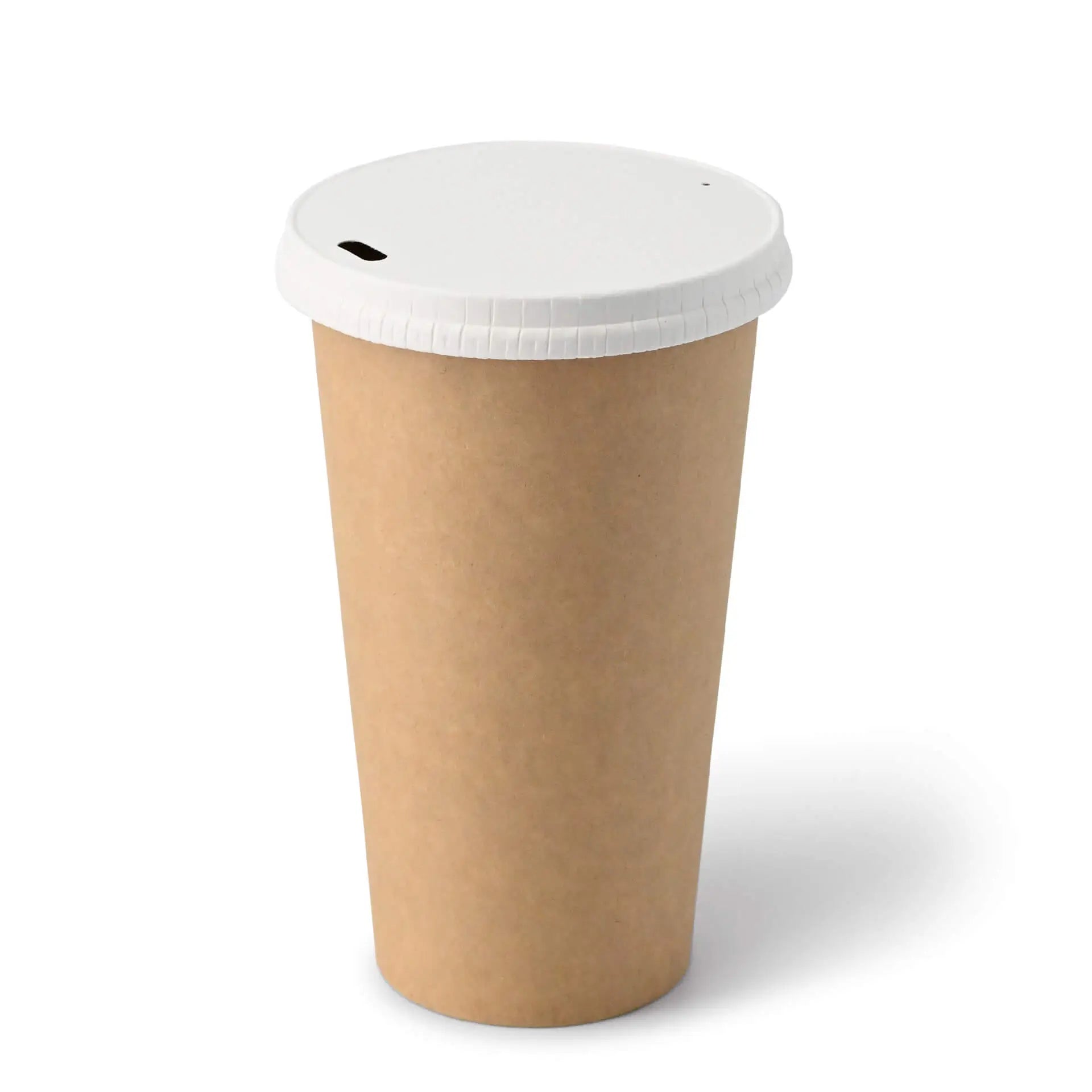 Pappbecher (beschichtet) 500 ml / 20 oz, Ø 90 mm, braun