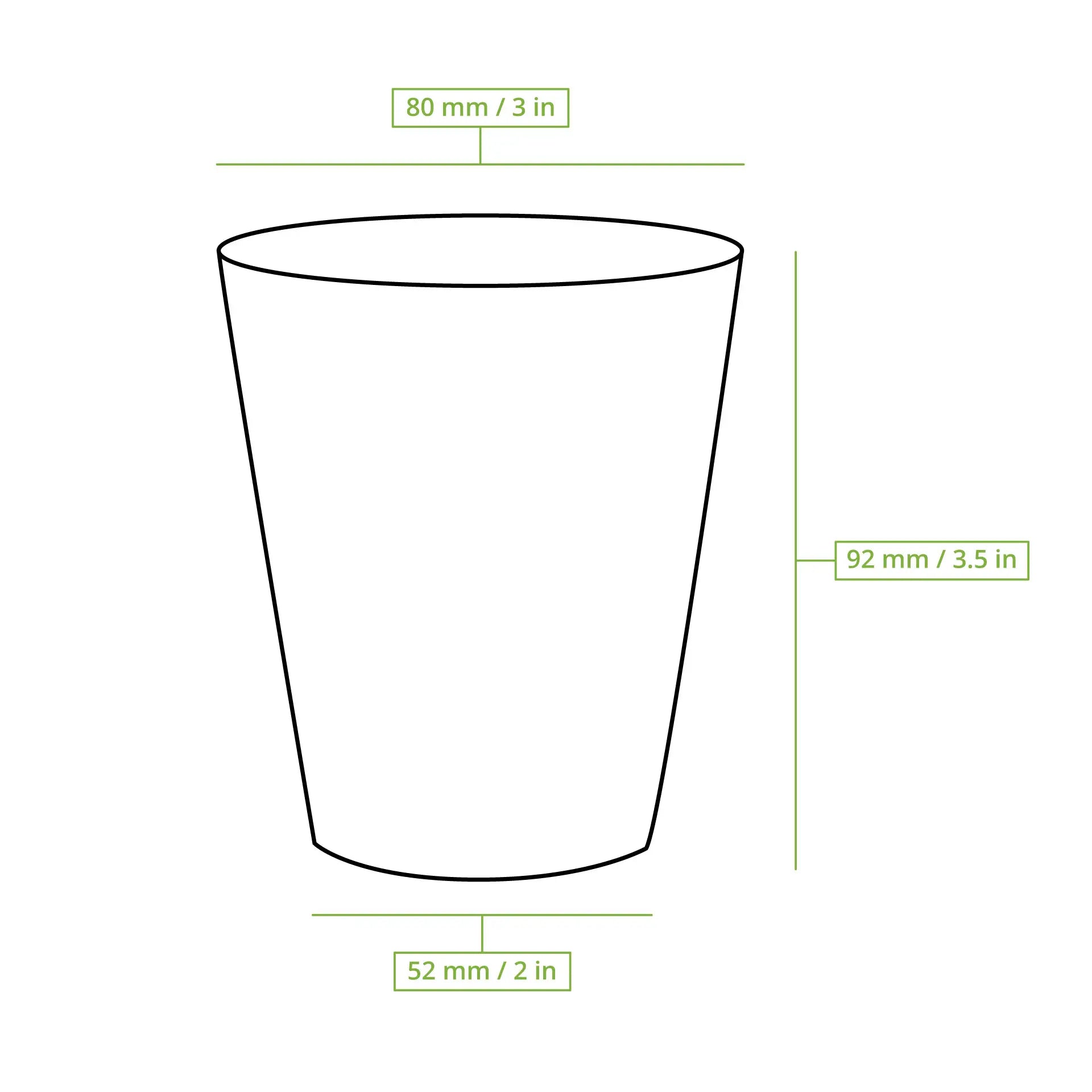 8 oz Paper cup printed with "Tic Tac Toe" (coated), Ø 80 mm, white