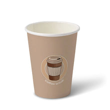 12 oz Paper cup printed with "Coffeebreak" (coated), Ø 80 mm, white