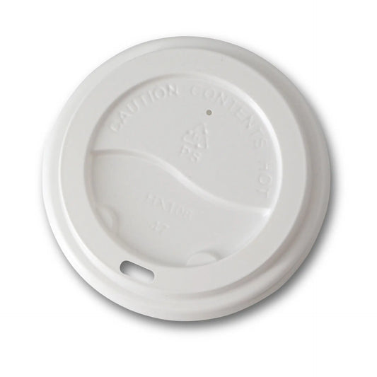 PS lid Ø 90 mm, white, drinking hole