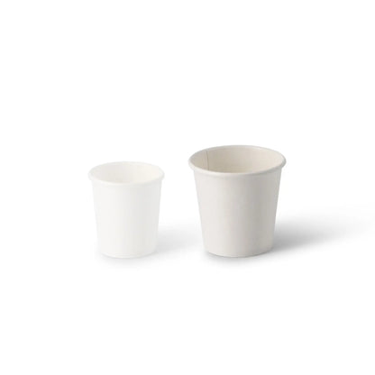 Paper shot cup (coated), 40 ml / 1,5 oz, white