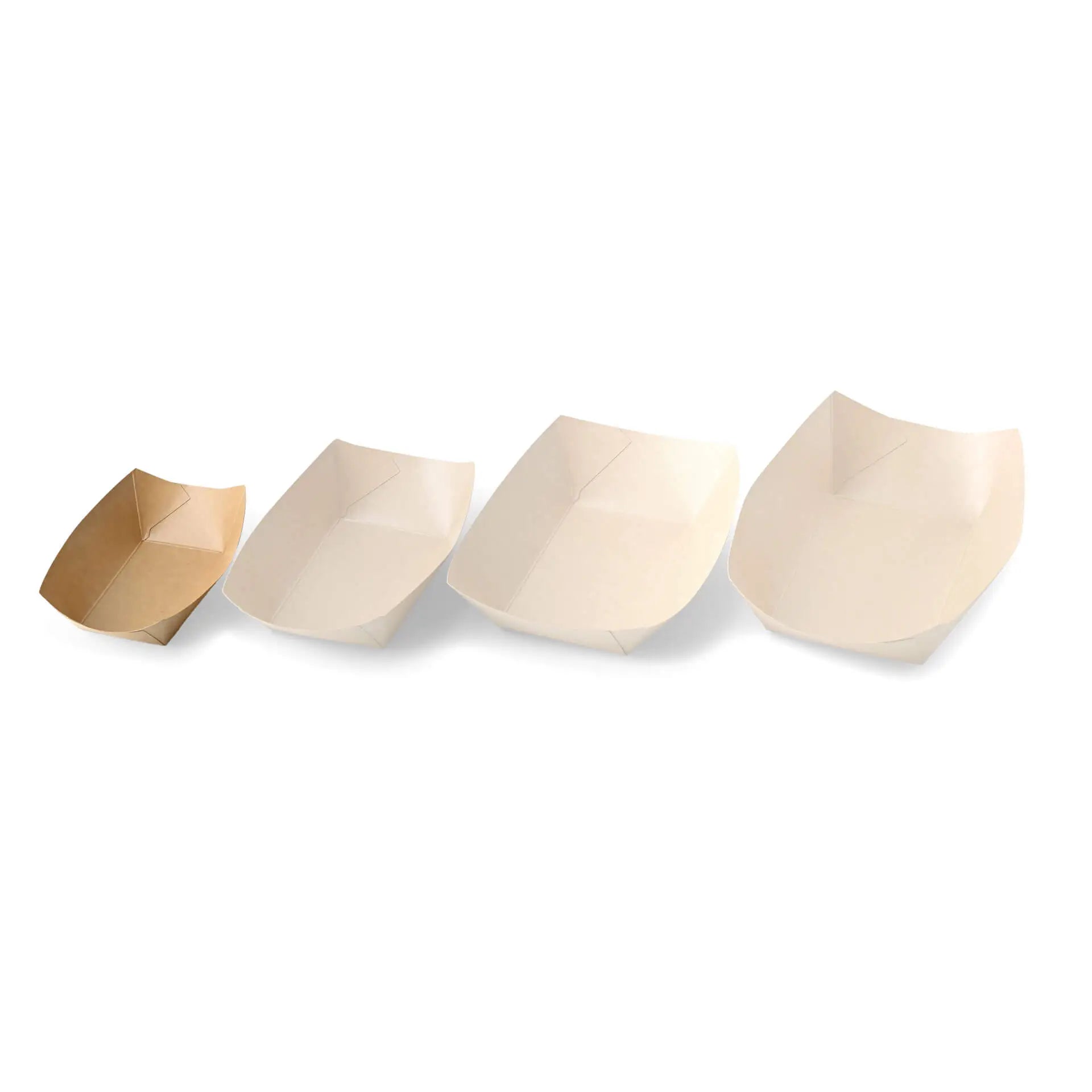 Cardboard Snack Tray (coated) 200 ml, 13 x 10 x 3 cm, brown