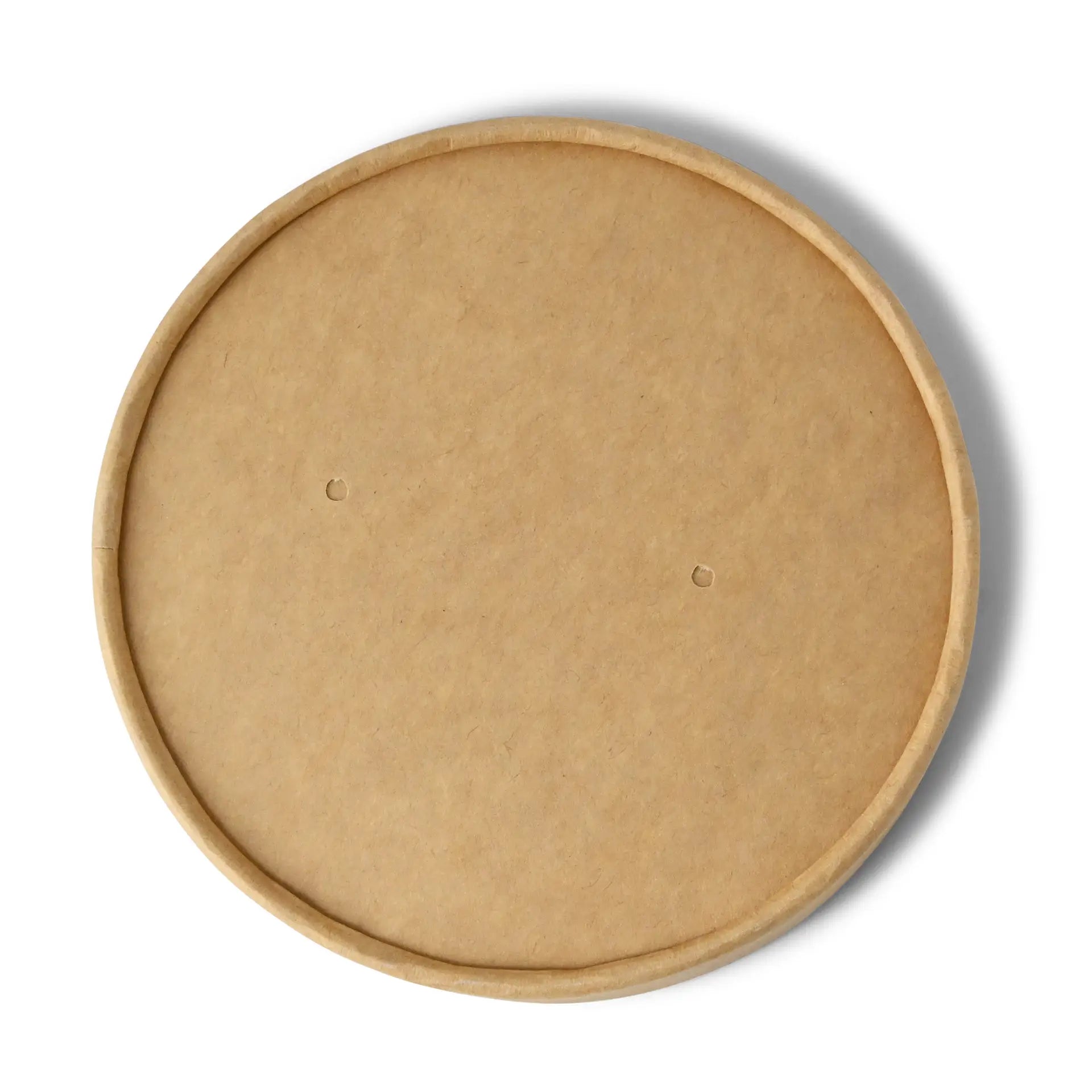 Pappdeckel mit Membran (beschichtet) Ø 115 mm, braun (für Suppenbecher)