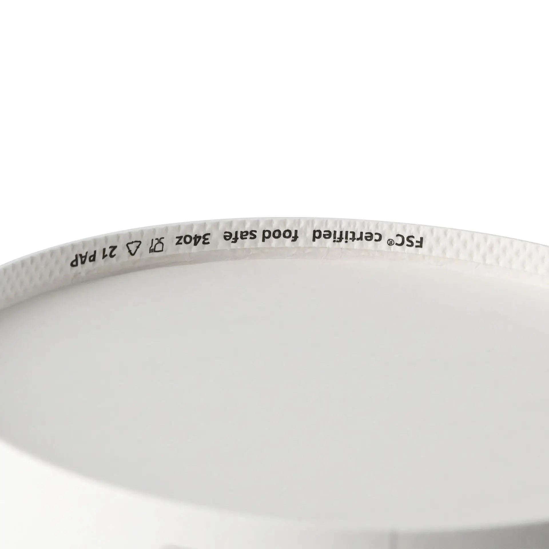 Paper bowls (coated) / Salad bowls 800 ml, Ø 150 mm, white, round (1000 ml max. volume)