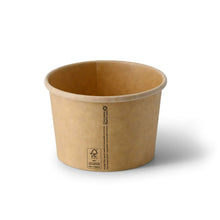Suppenbecher to go (beschichtet) 200 ml / 8 oz, Ø 90 mm, braun