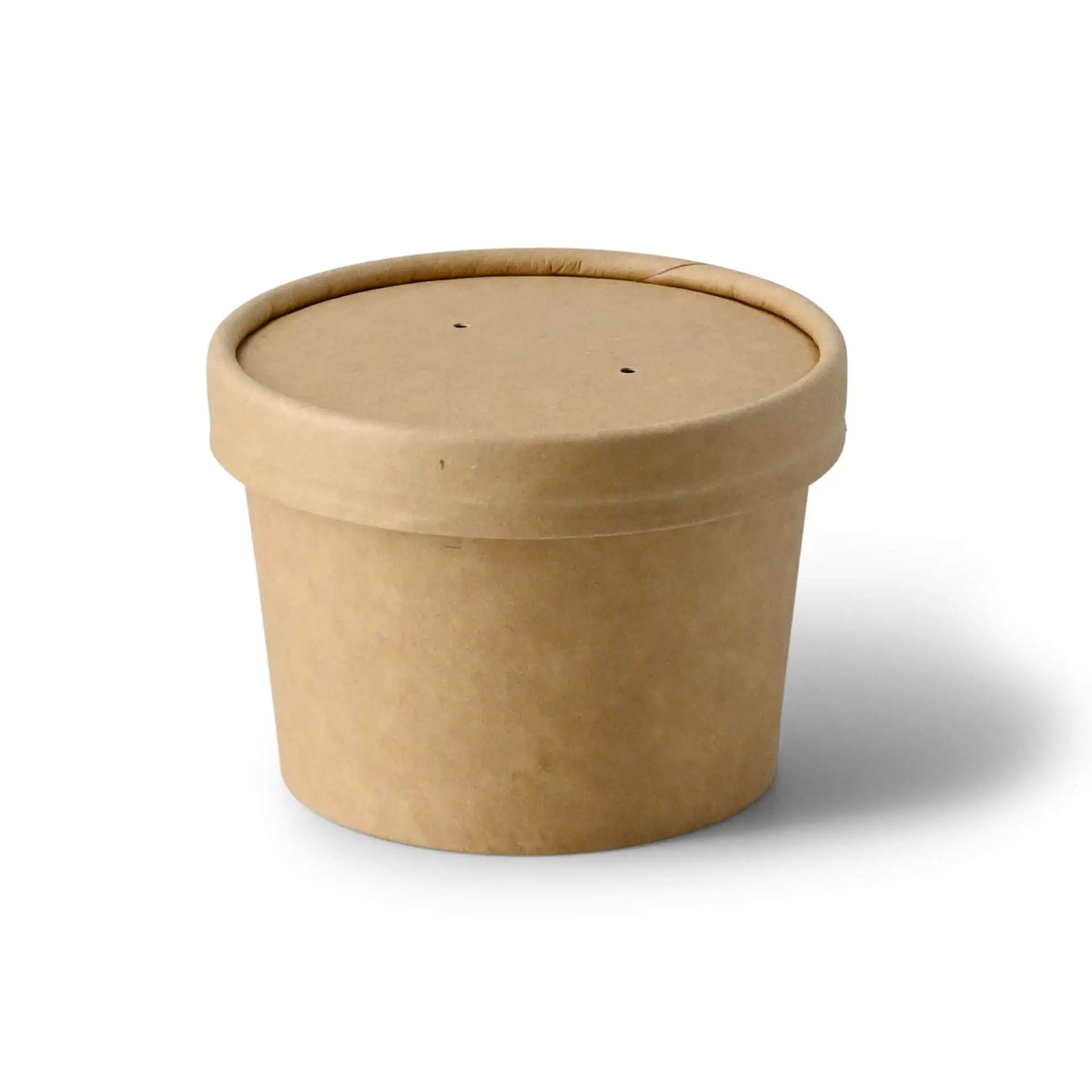 Suppenbecher to go (beschichtet) 200 ml / 8 oz, Ø 90 mm, braun