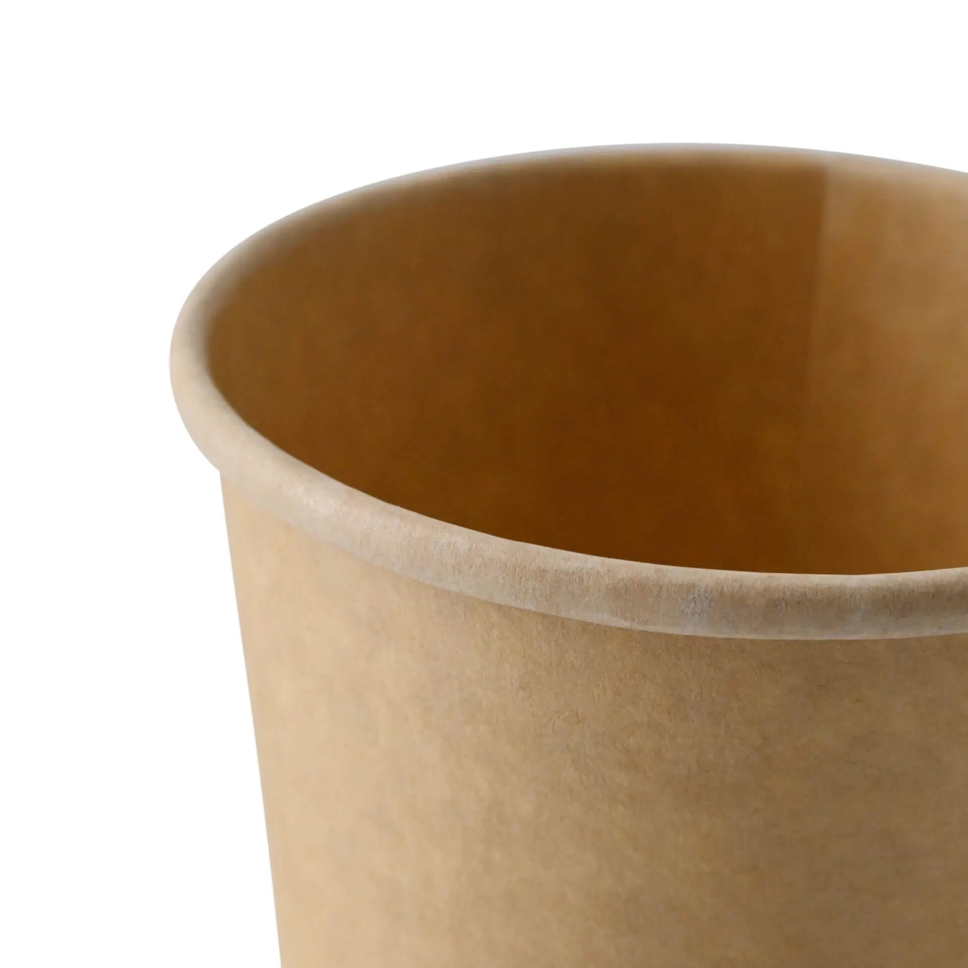 Suppenbecher to go (beschichtet) 200 ml / 8 oz, Ø 90 mm, braun