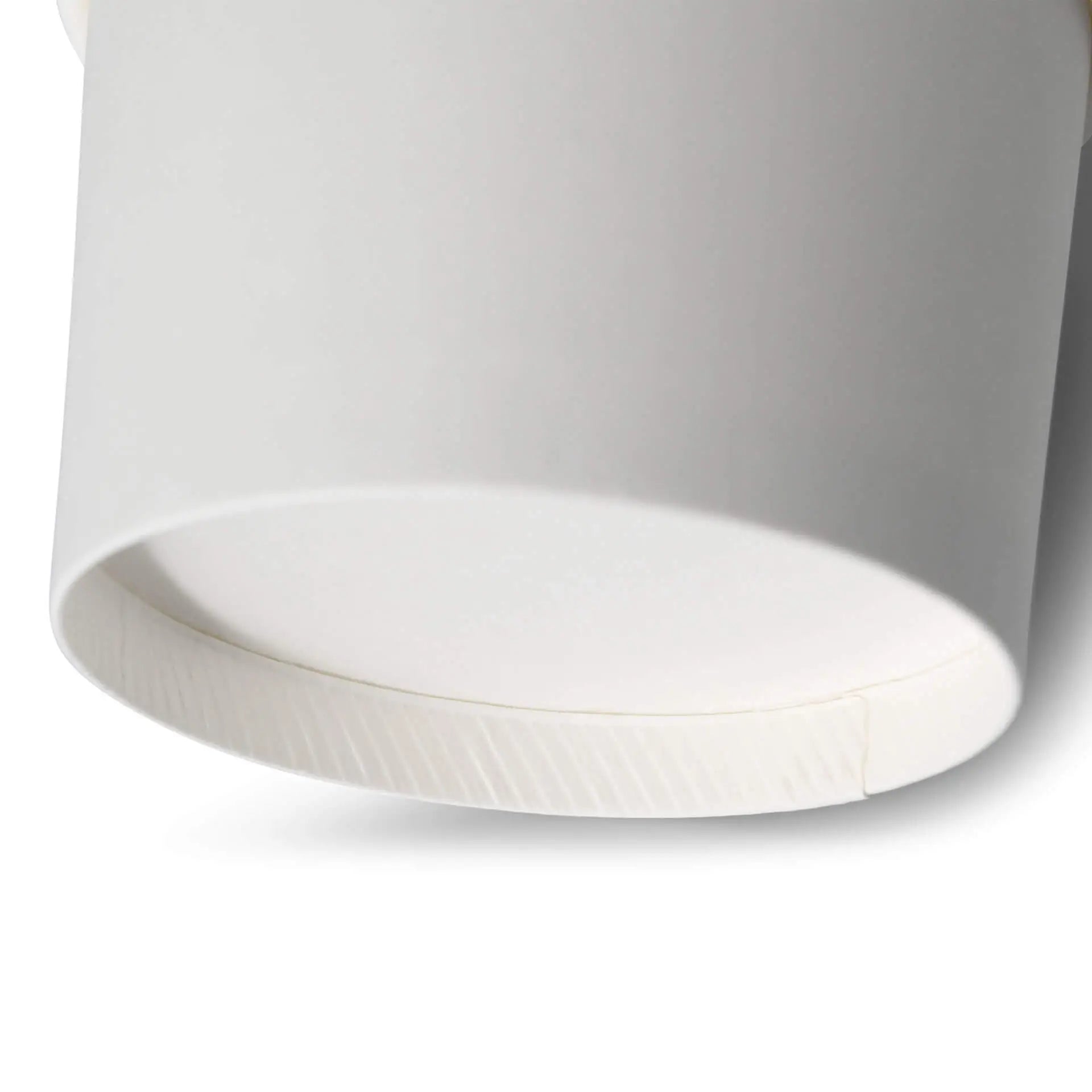Suppenbecher to go (beschichtet) 200 ml / 8 oz, Ø 90 mm, weiß