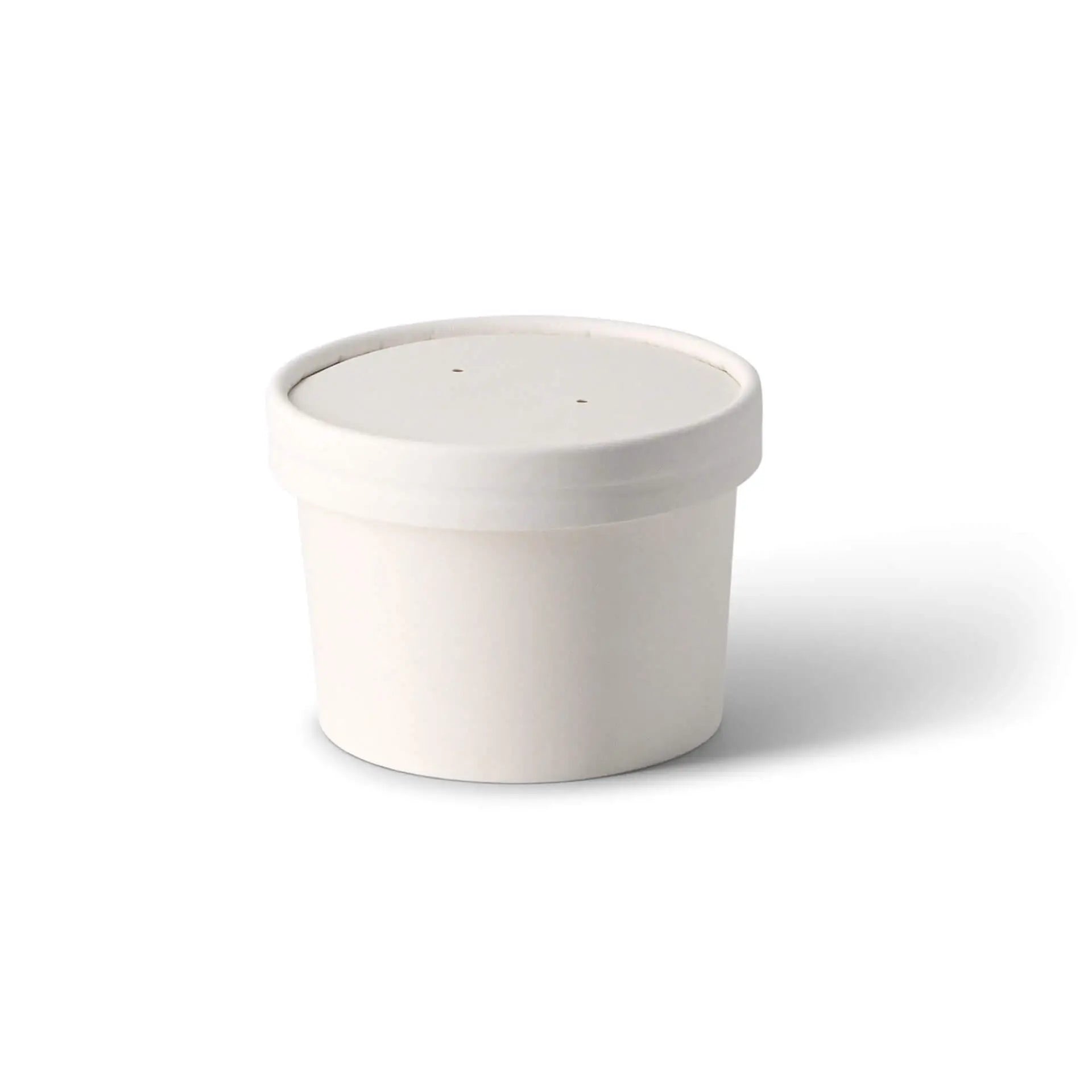 Suppenbecher to go (beschichtet) 200 ml / 8 oz, Ø 90 mm, weiß
