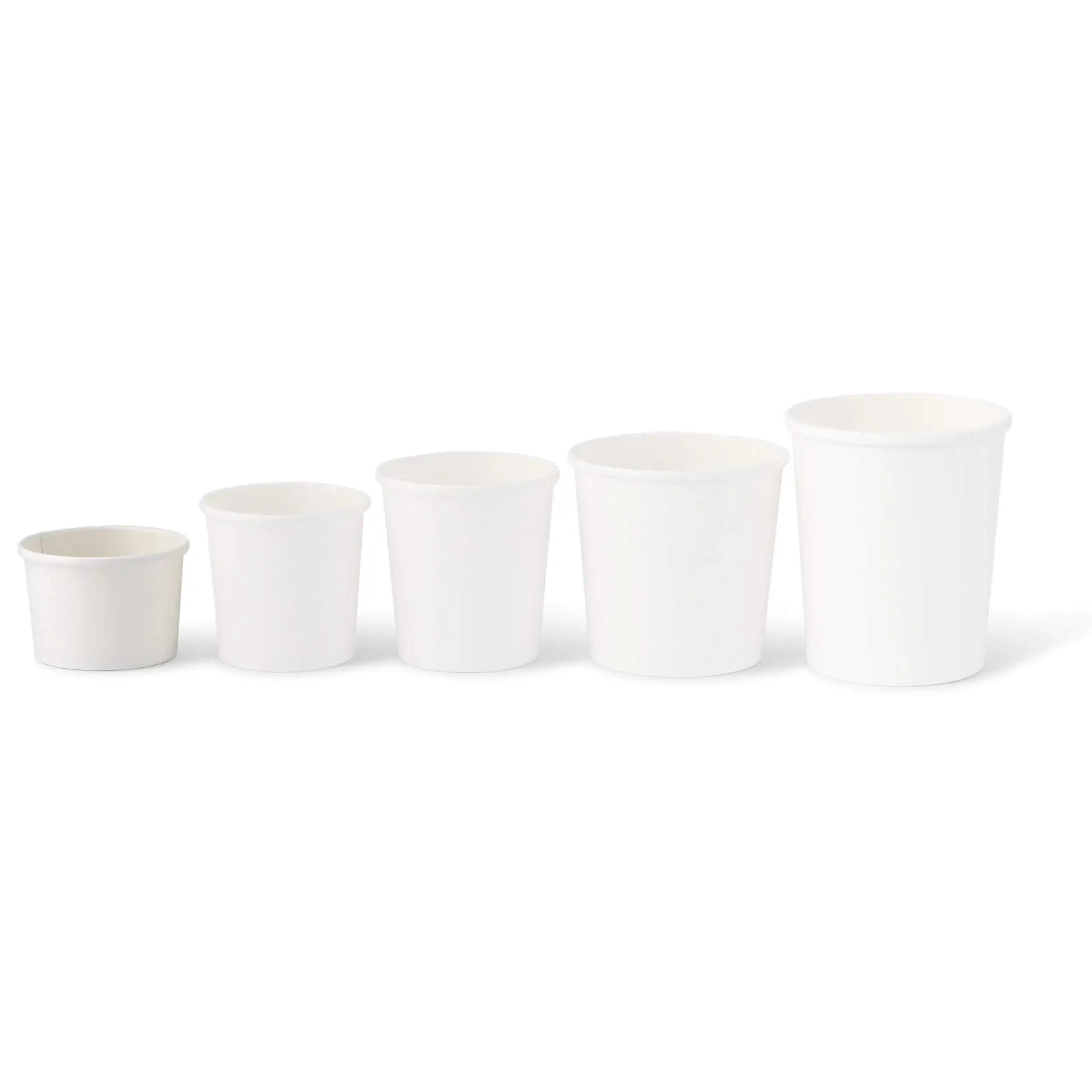 Suppenbecher to go (beschichtet) 200 ml / 8 oz, Ø 90 mm, weiß