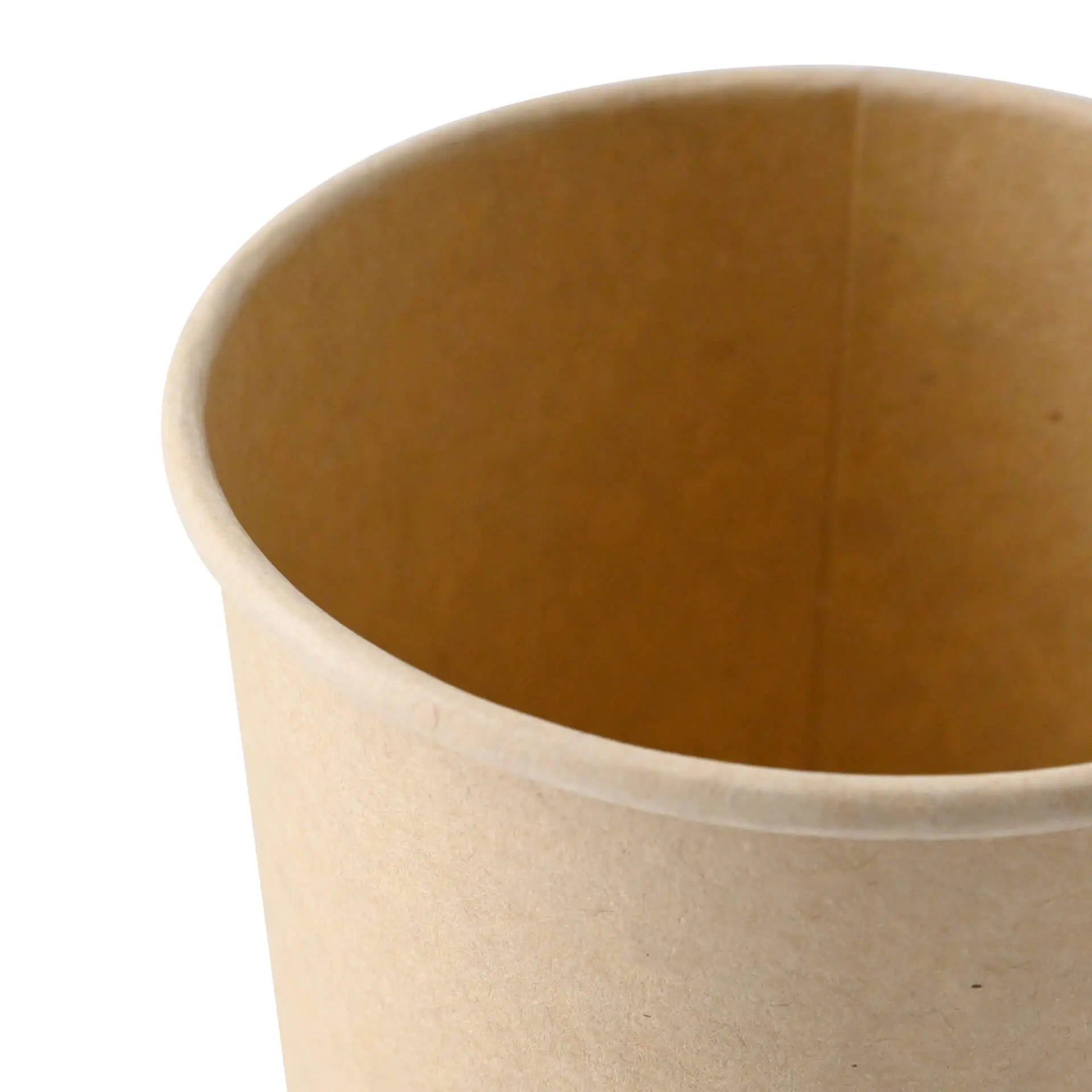 Suppenbecher to go (beschichtet) 300 ml / 12 oz, Ø 90 mm, braun