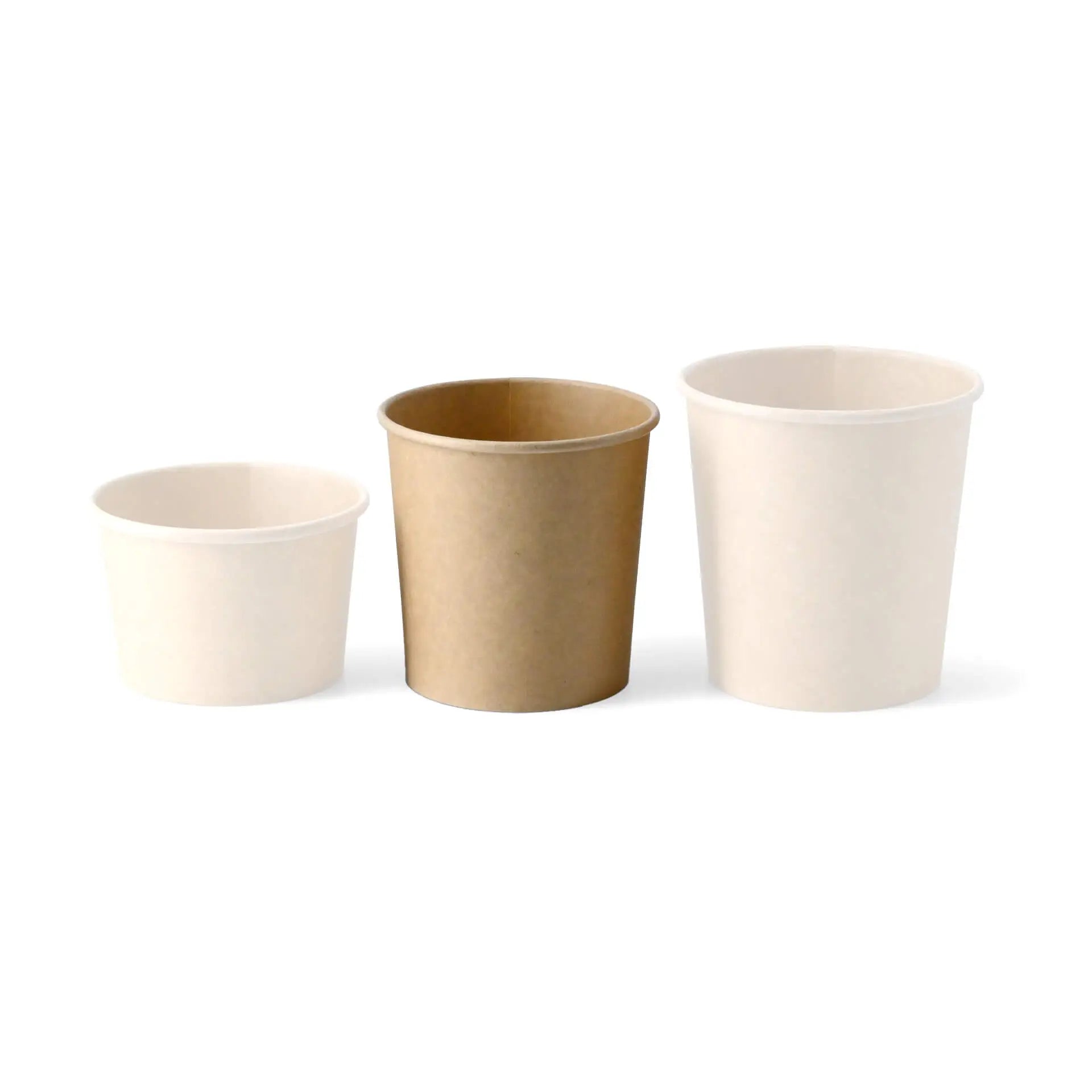 Suppenbecher to go (beschichtet) 300 ml / 12 oz, Ø 90 mm, braun