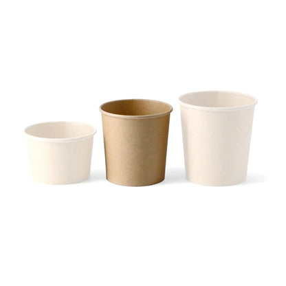 Suppenbecher to go (beschichtet) 300 ml / 12 oz, Ø 90 mm, braun