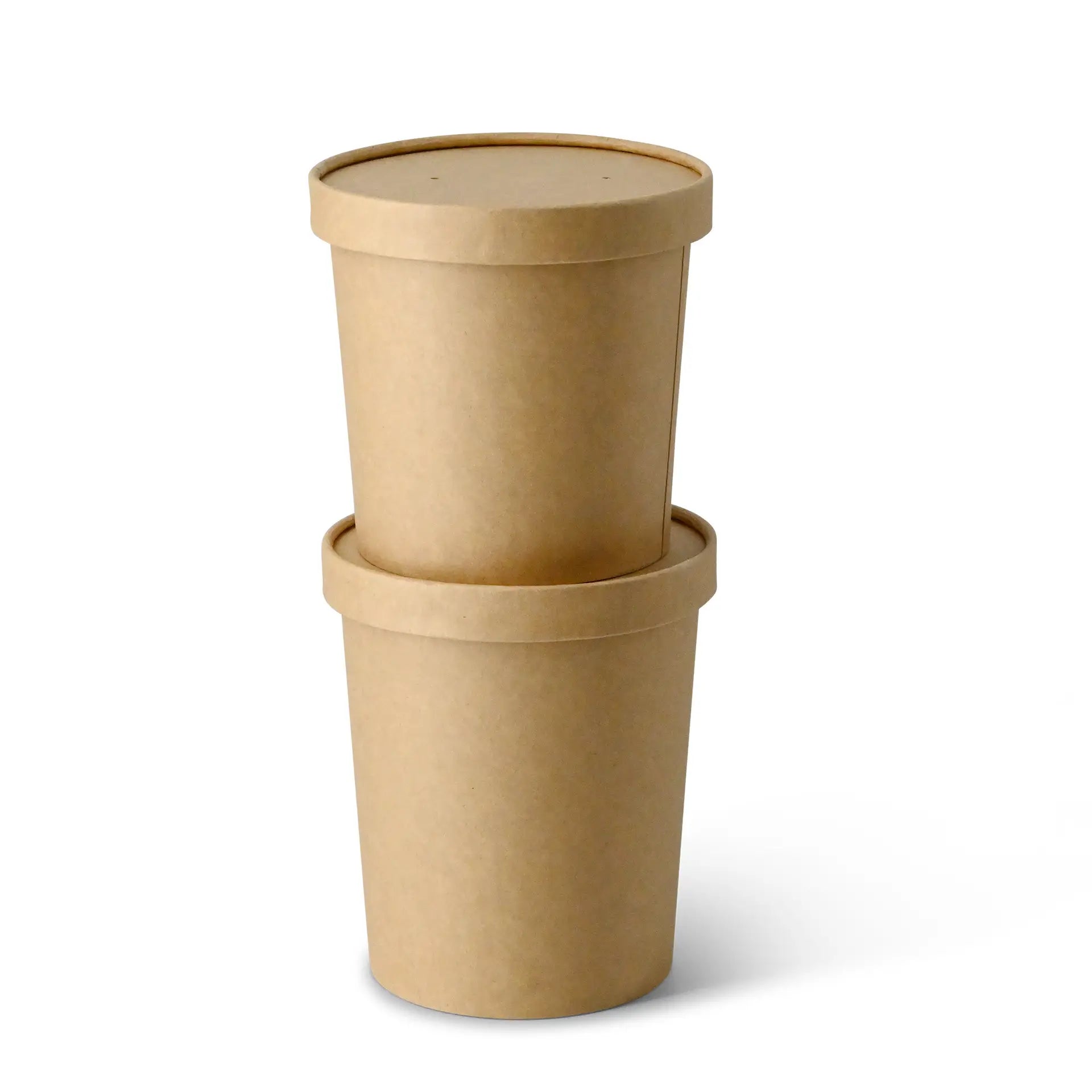 Suppenbecher to go (beschichtet) 600 ml / 24 oz, Ø 115 mm, braun