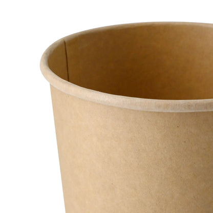 Suppenbecher to go (beschichtet) 600 ml / 24 oz, Ø 115 mm, braun