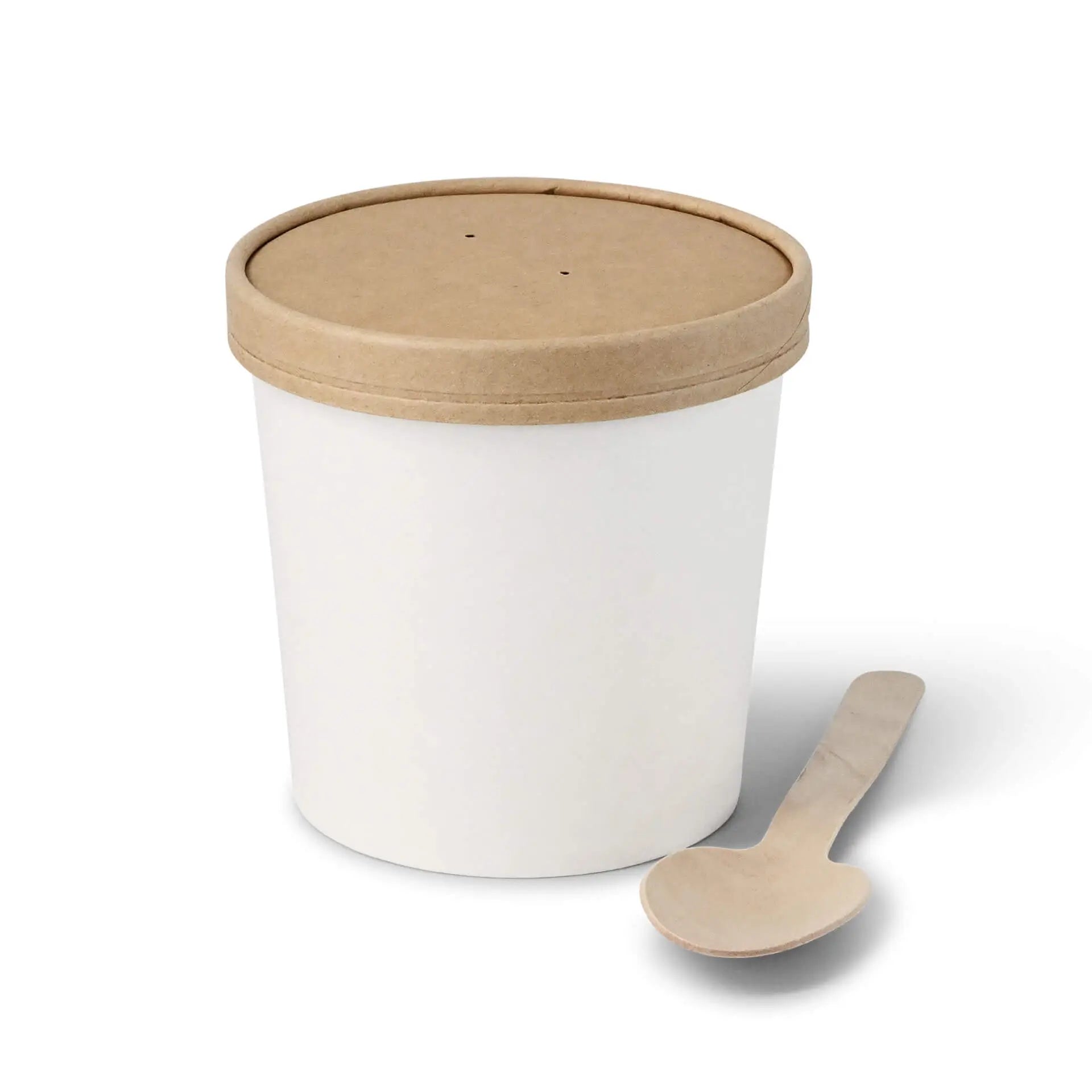 Suppenbecher to go(beschichtet) 600 ml / 24 oz, Ø 115 mm, weiß