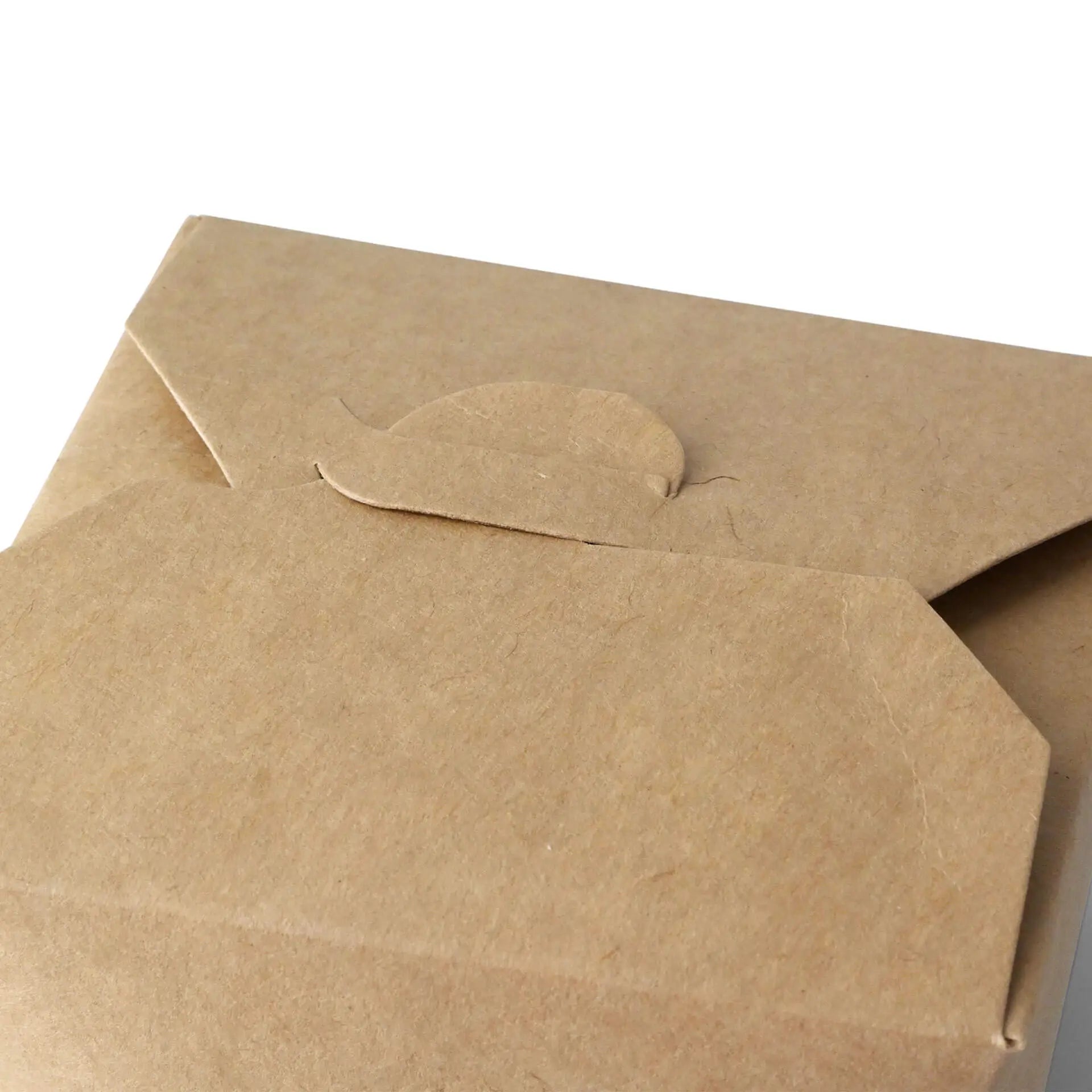 Noodle box / Asian box made of coated cardboard, 650 ml, brown