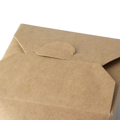 Noodle box / Asian box made of coated cardboard, 650 ml, brown