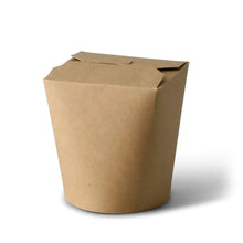 Noodle box / Asian box made of coated cardboard, 800 ml, brown