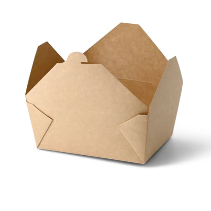 Take-away Boxen (beschichtet) 2500 ml, braun
