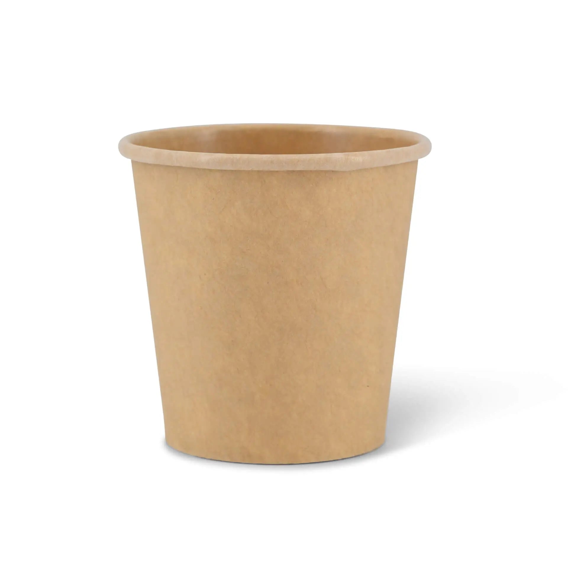 Portionsbecher aus Karton (beschichtet) 75 ml, Ø 62 mm, braun