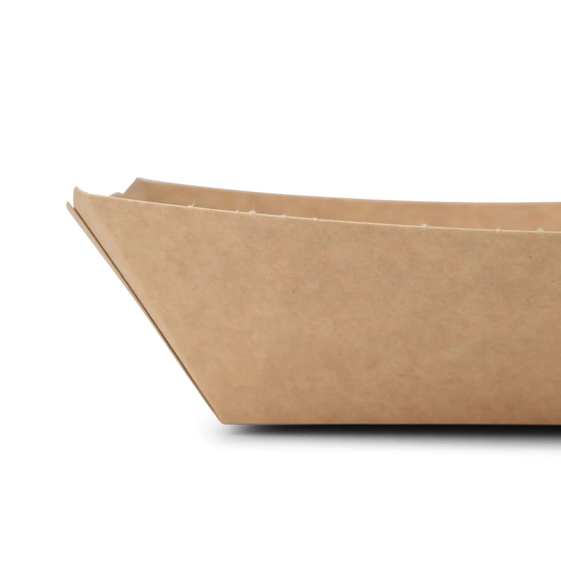 Cardboard snack bowl 800 ml, 21.5 x 16 x 5 cm, brown