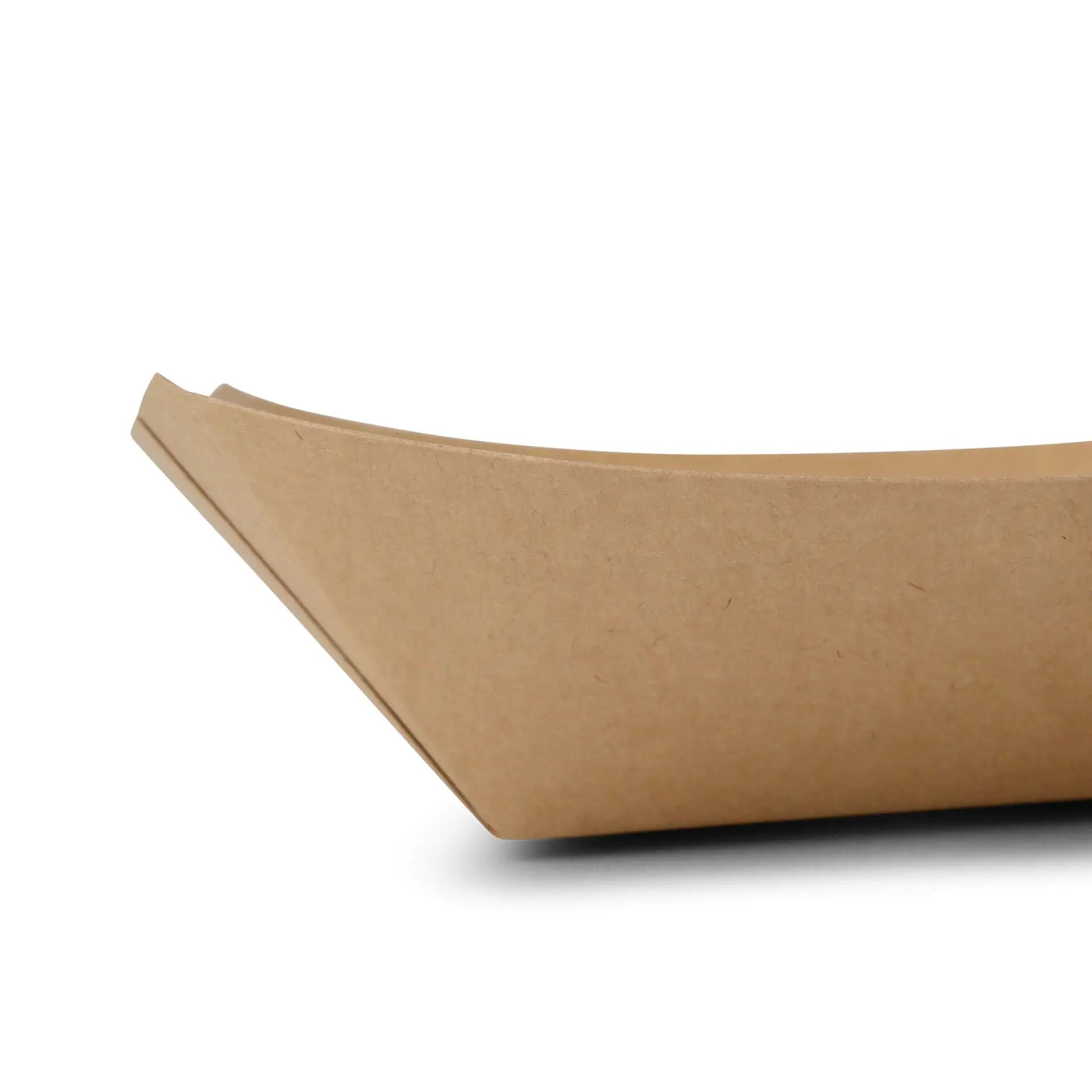 Snackschale aus Karton 500 ml, 20,5 x 14 x 3 cm, braun
