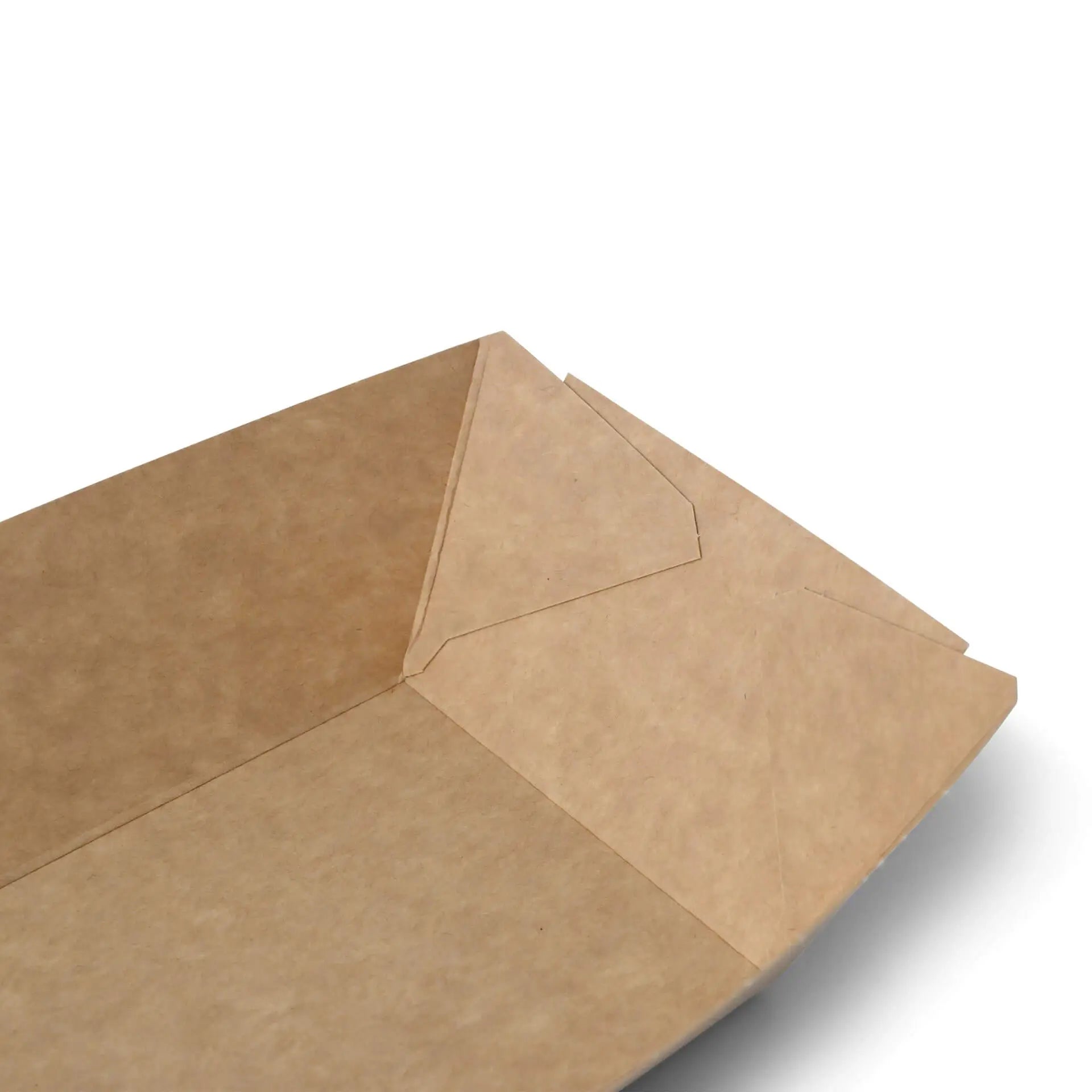 Snackschale aus Karton 500 ml, 20.5 x 14 x 4.5 cm, braun