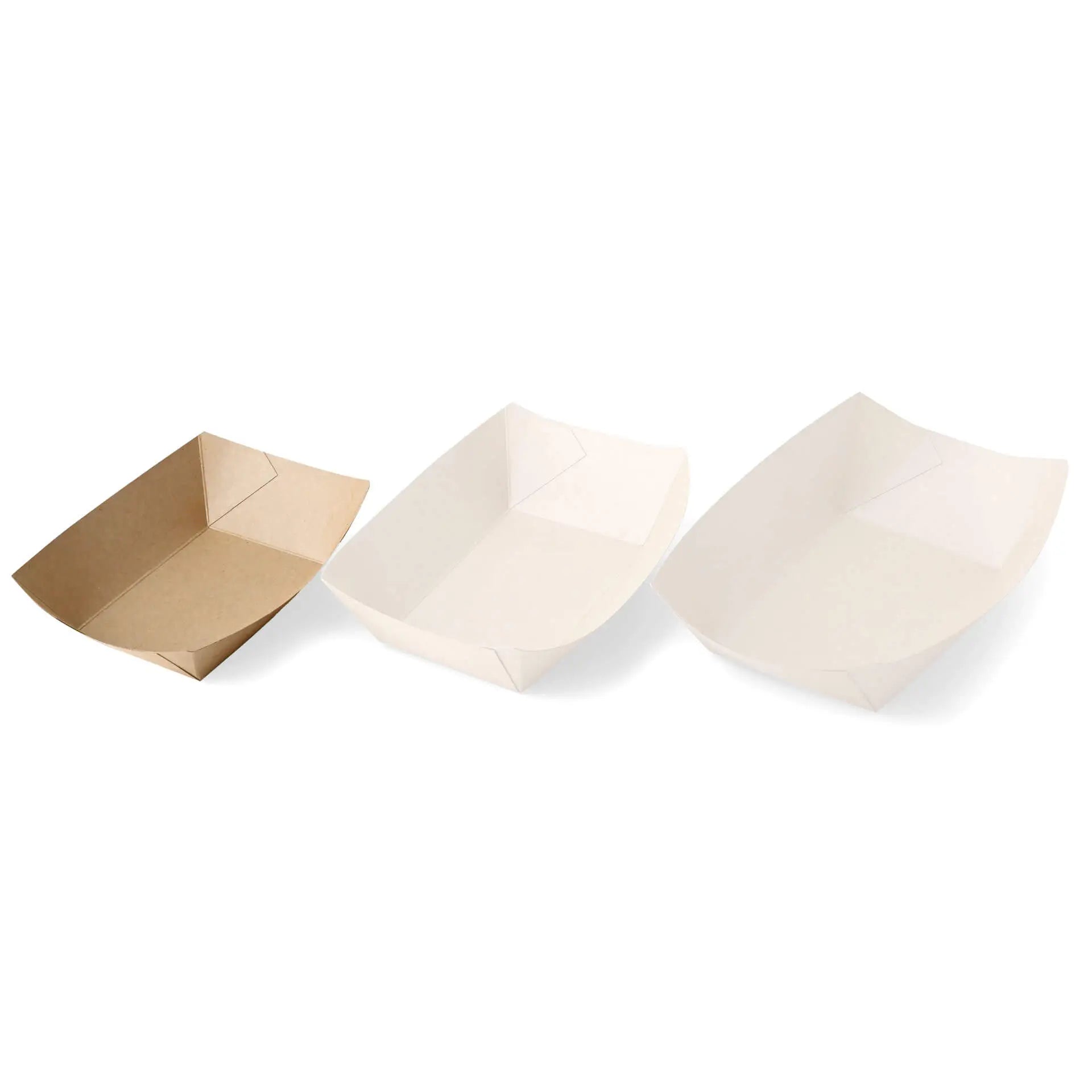 Premium Cardboard Food Tray 400 ml, brown, bio-coated