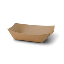 Premium Cardboard Food Tray 800 ml, brown, bio-coated
