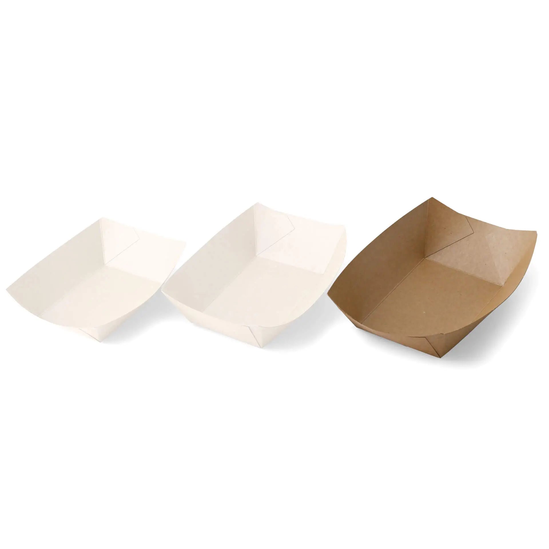 Premium Cardboard Food Tray 800 ml, brown, bio-coated