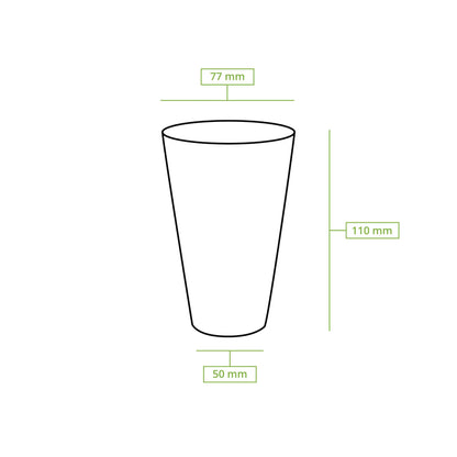 PLA-Klarbecher 250 ml / 10 oz, Ø 78 mm