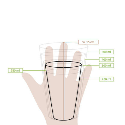 PLA-Klarbecher 250 ml / 10 oz, Ø 78 mm