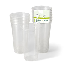 PLA-Klarbecher 500 ml / 20 oz, Ø 95 mm