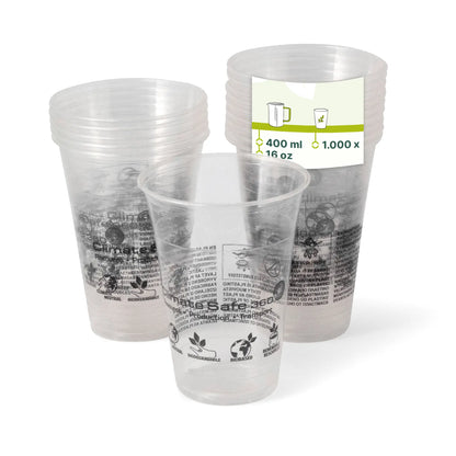 Smoothie Becher aus PLA 400 ml / 16 oz, Ø 96 mm