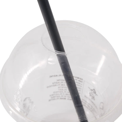 Cocktail Strohhalme 15 cm, Ø 0,7 cm, schwarz, wiederverwendbar