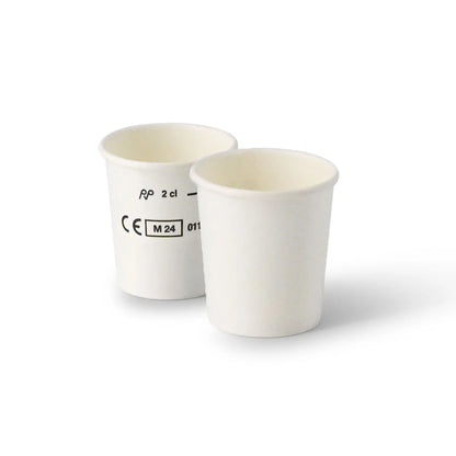 Schnapsbecher aus Papier 20 ml / 1 oz, weiß