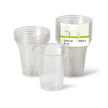 rPET-Klarbecher 200 ml / 8 oz, Ø 95 mm