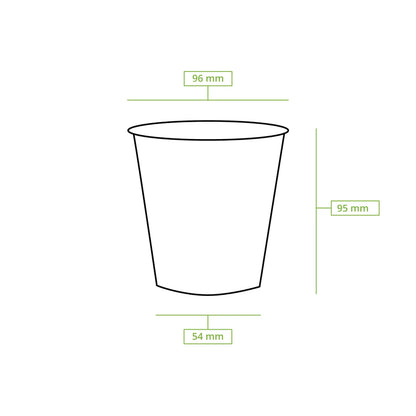 rPET-Klarbecher 200 ml / 8 oz, Ø 95 mm