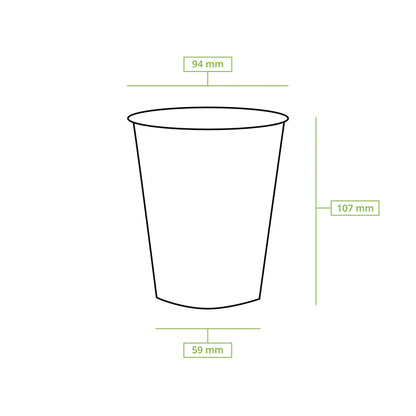 rPET-Klarbecher 300 ml / 12 oz, Ø 95 mm