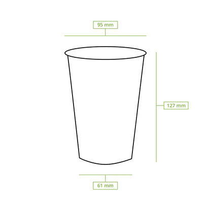 rPET-Klarbecher 400 ml / 16 oz, Ø 95 mm