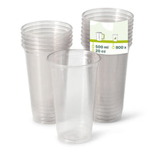 rPET-Klarbecher 500 ml / 20 oz, Ø 95 mm