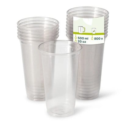rPET-Klarbecher 500 ml / 20 oz, Ø 95 mm