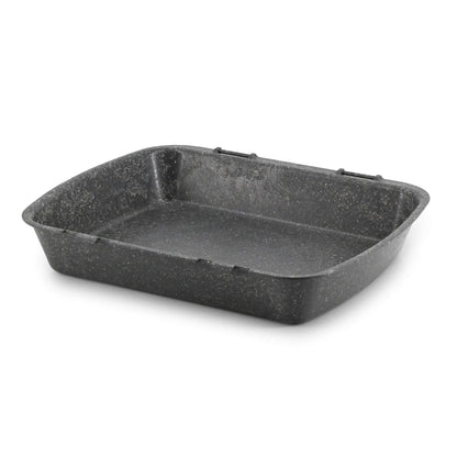 | 2 FOR 1 | Reusable menu-containers merways-Box 24,5 x 20 x 4,5 cm, HP4, pepper / grey