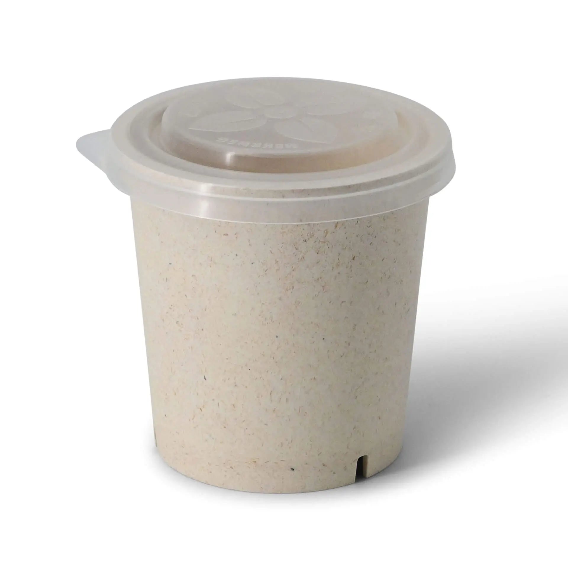 Mehrweg-Becher "merways Cup" 400 ml, Ø 95 mm, Cashew / creme-weiß
