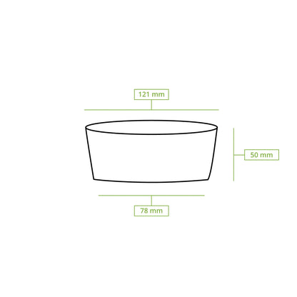 PLA-Deli-Becher 360 ml, Ø 121 mm, rund