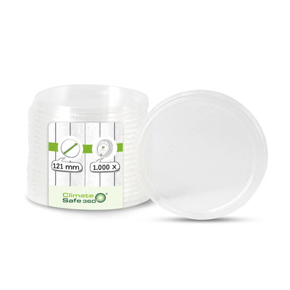 Cup lids PLA Ø 122 mm, round
